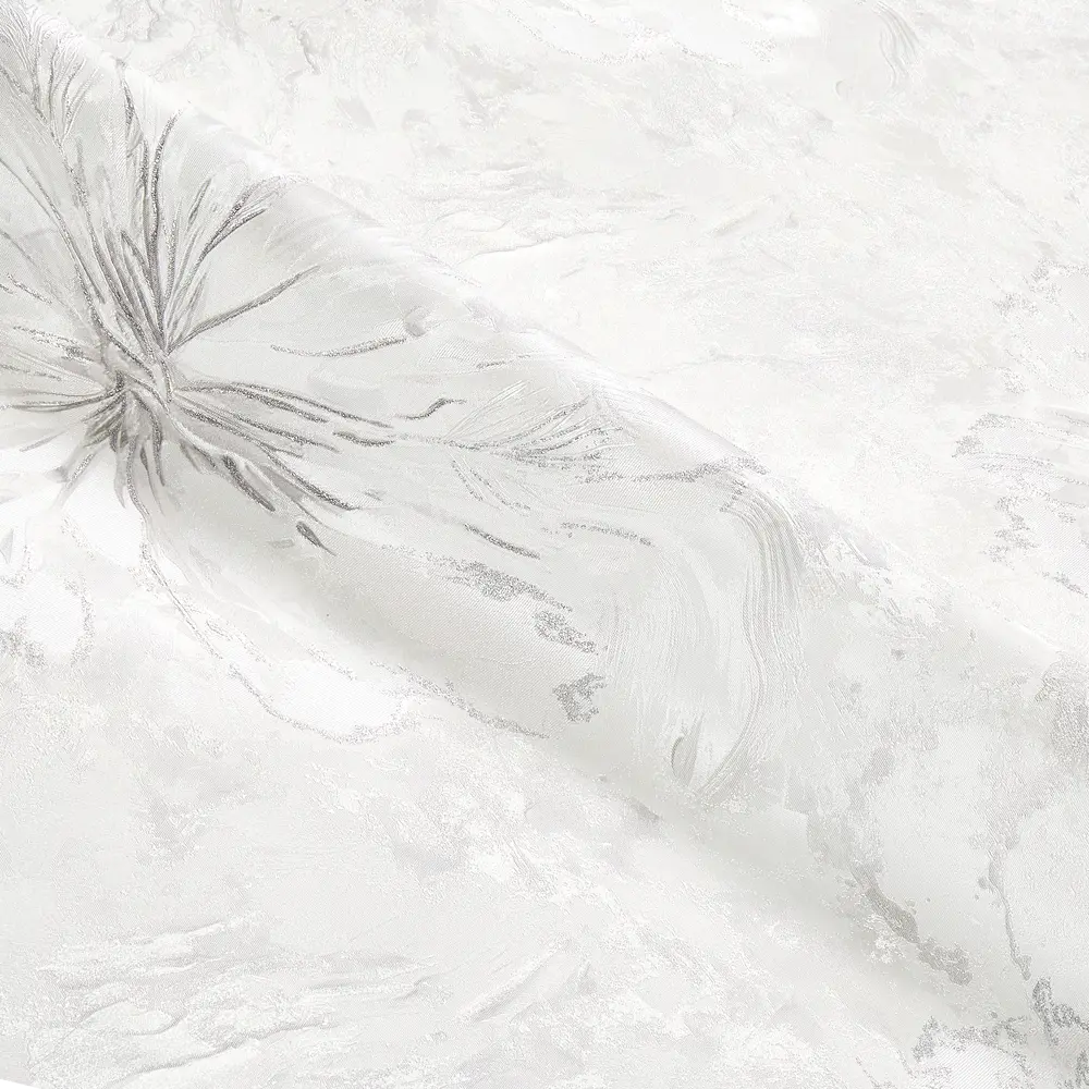 Флизелиновые обои ATELIERO Sonya белые рельефные 1.06 м 89369838 STLM-0836393 - Вид №2