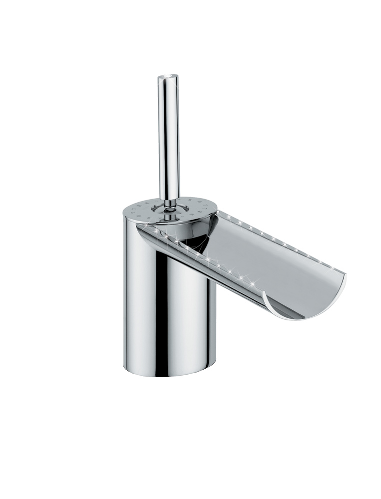 8305/P/S Bellosta Rubinetterie СМЕСИТЕЛЬ ДЛЯ УМЫВАЛЬНИКА С ДЛИННЫМ ИСПОЛНИТЕЛЕМ C / SWAROVSKI 