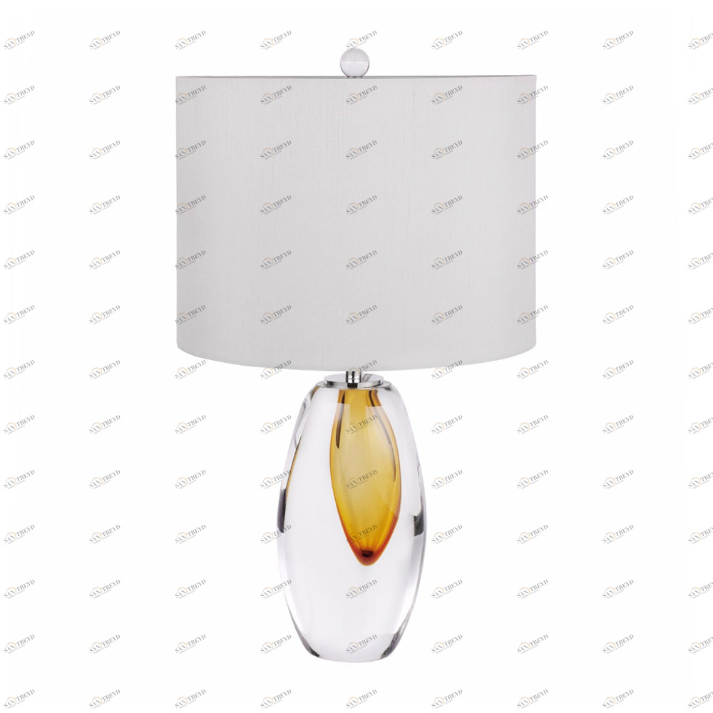 Настольная лампа 57х36 см белая Crystal BRTL3023 DELIGHT COLLECTION  00-3882445 Белый;желтый;прозрачный 