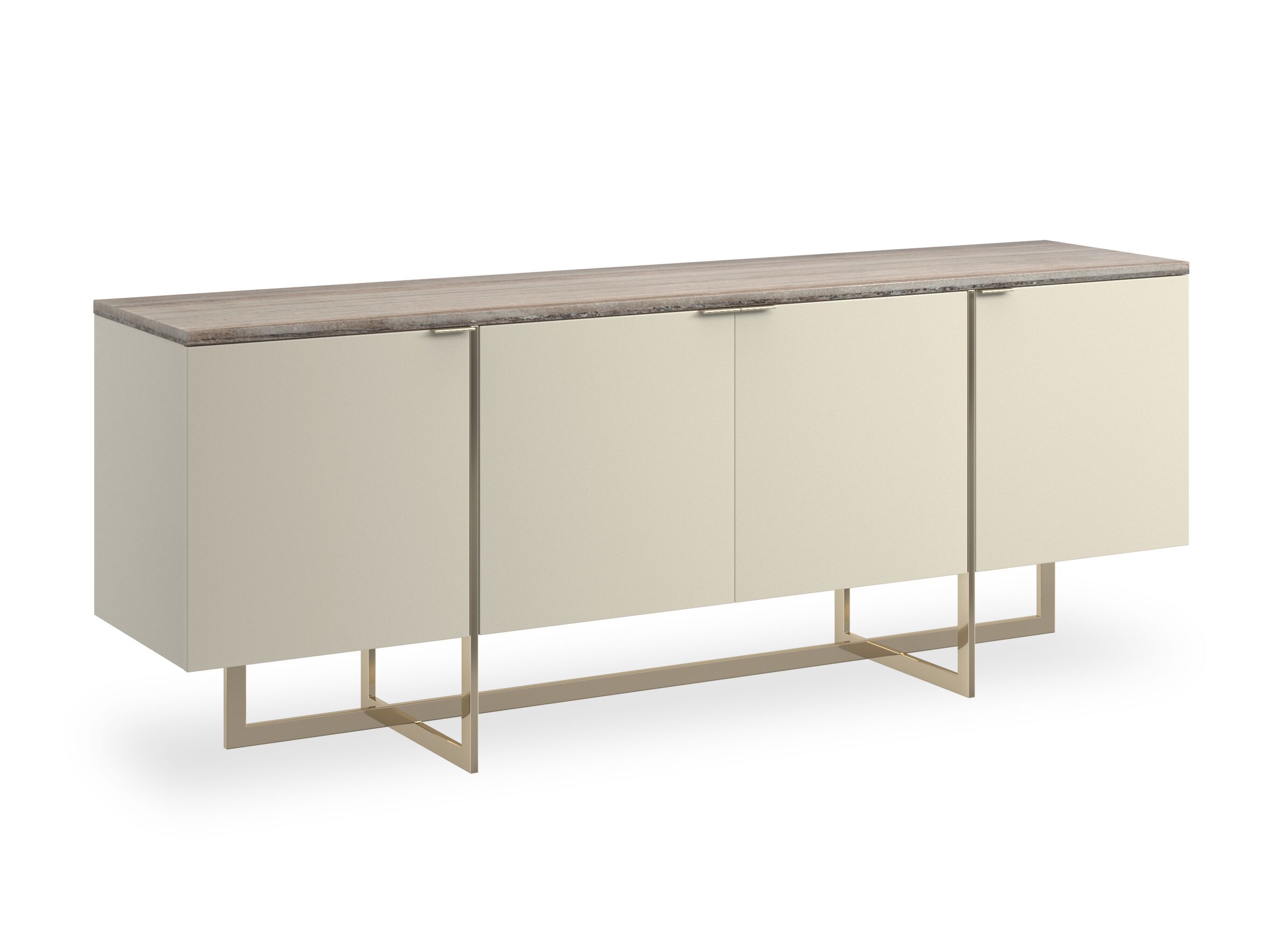 Шкаф из песчаника с распашными створками Caracole WISH YOU WERE HERE ARCH-00066457