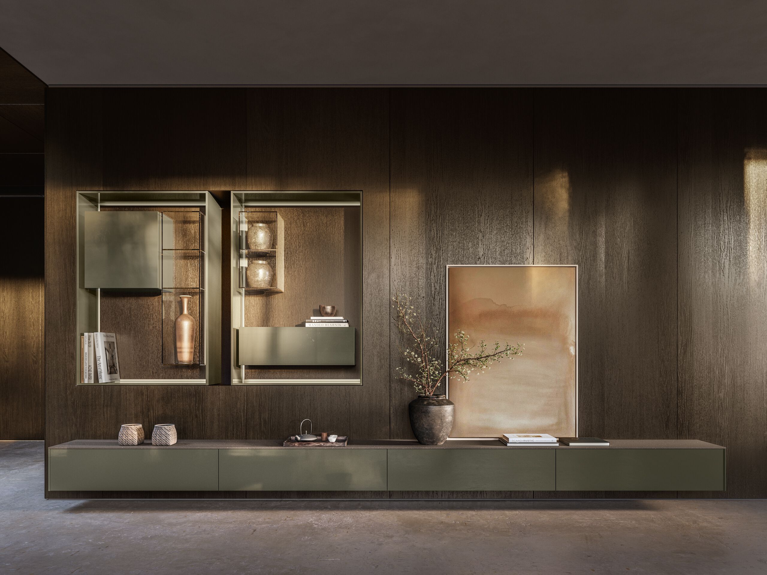 Секционная оборудованная стена Lema LT40 ARCH-00101835 - Вид №1