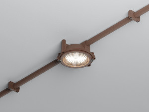 Окрашенный алюминиевый потолочный светильник