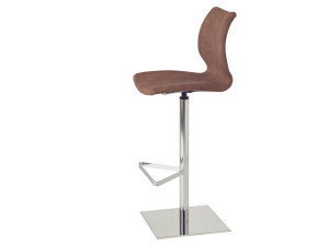 Высокий поворотный стул с подставкой для ног