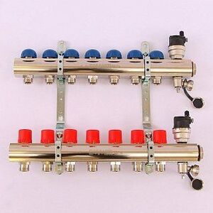 Колл. группа EMMETI TOPWAY 1"xМ 24 х19 7 выходов с термостатическими вентилями