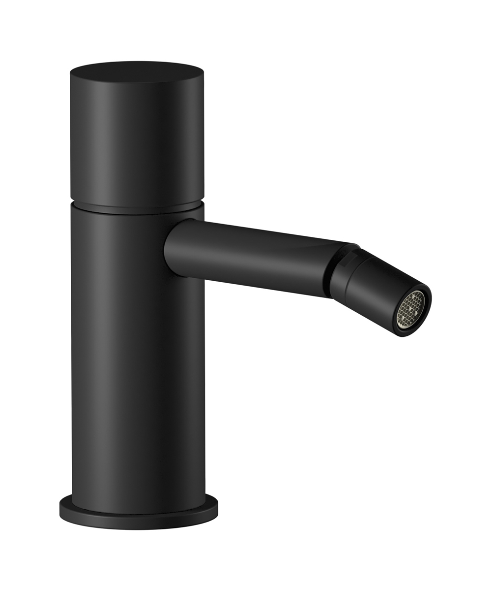 Смеситель для биде на 1 отверстие в комплекте с донным клапаном. WE ARE IB rr220np Matt Black Brera