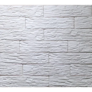 Камень искусственный Ramo Слимлайн слэйт белый 1м²