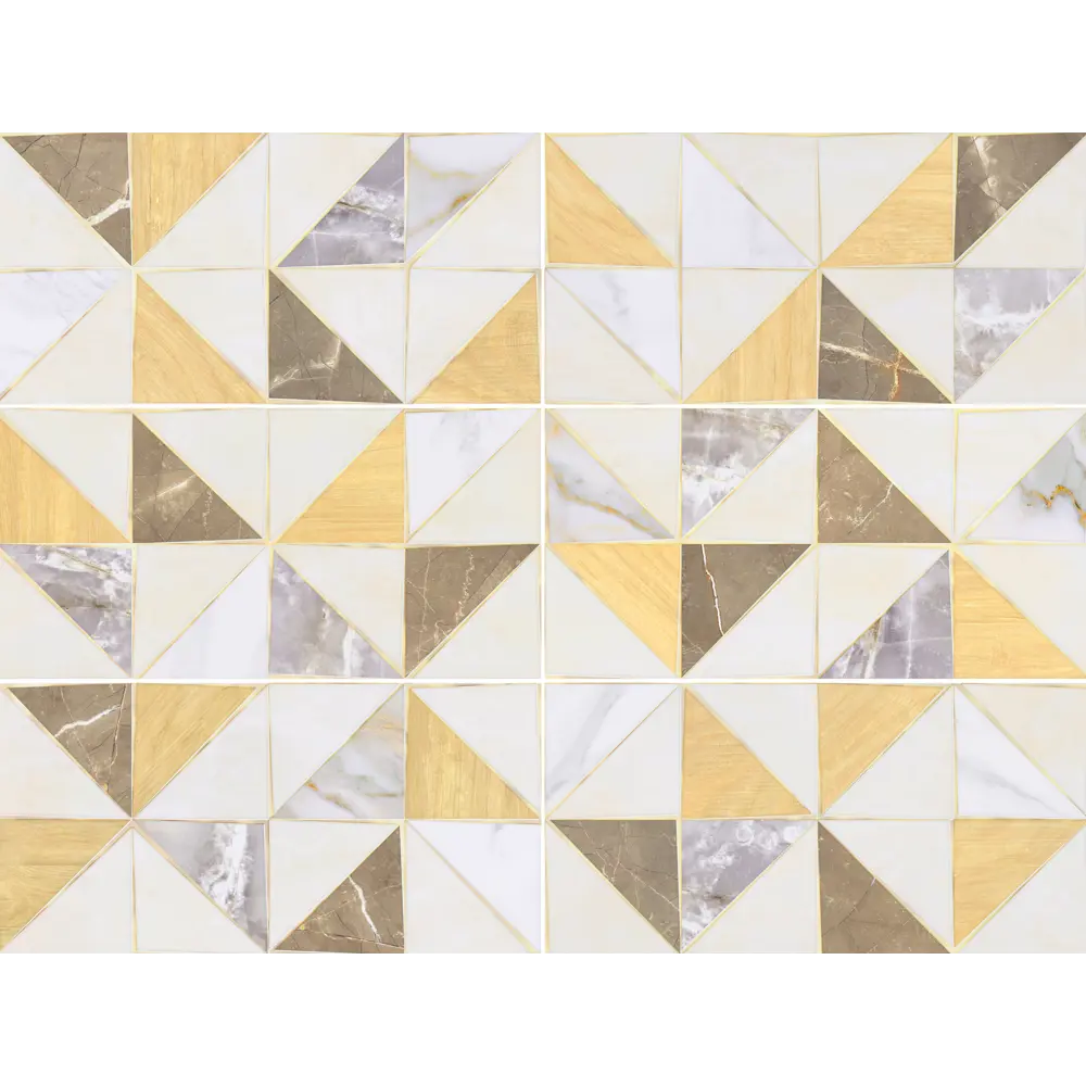 Плитка Triangle Mix 24.9x50 см 1.37 м², цвет бежевый Santreyd STLM-2054583 - Вид №1