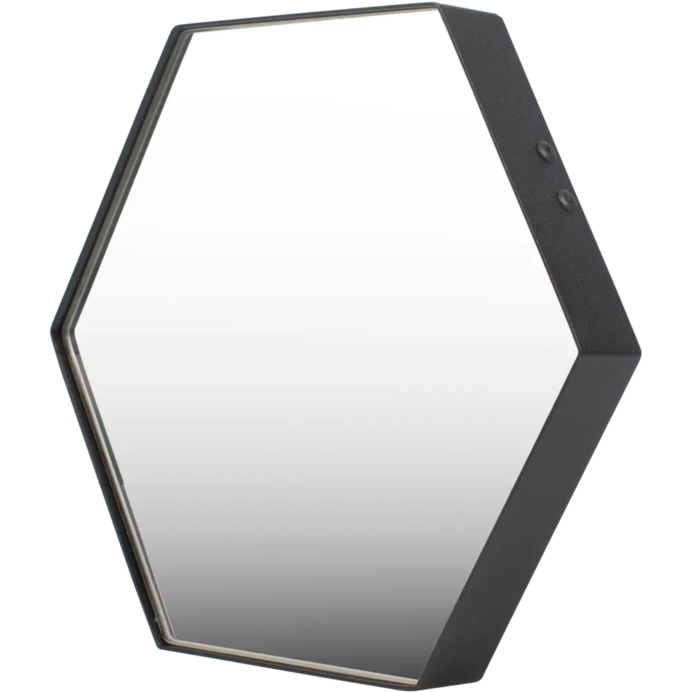 Зеркало Ferro 50х43 см цвет чёрный Santreyd STLM-2090010 - Вид №2
