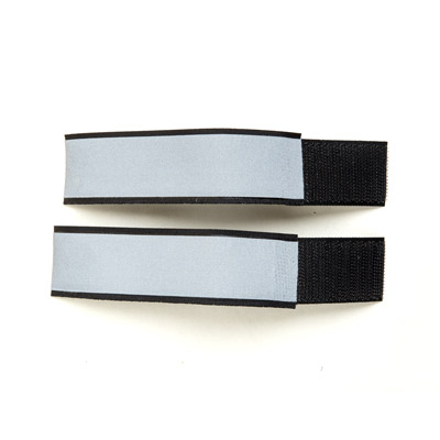 07с3402 Фликер - ремешок съемный 59% полиамид, 27% полиэстер, 14% хлопок 30 мм 2 шт черный Santreyd 