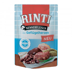 ПР0057816 Корм для собак Kennerfleisch Сердечки куриные пауч 400г RINTI