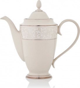 10524954 Lenox Кофейник Lenox "Чистый жемчуг" 1,4л Фарфор костяной