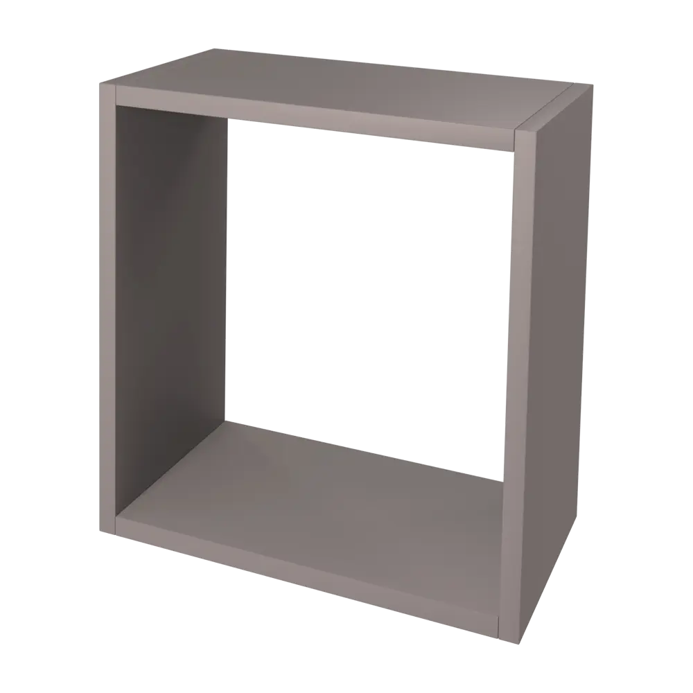 Стеллаж КУБ 1 секция 36х36х15.9 см ЛДСП цвет графит Santreyd STLM-2012411