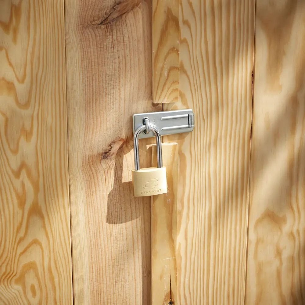 Замок навесной Standers с длинной дужкой 50x39 мм медь STLM-2007074 - Вид №3