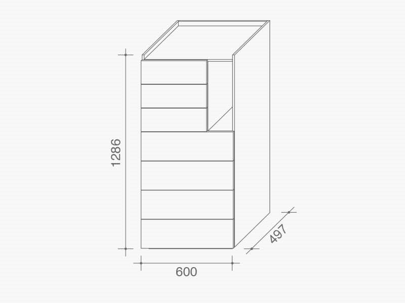 Комод из дуба Lema Tip ARCH-00073197 - Вид №5