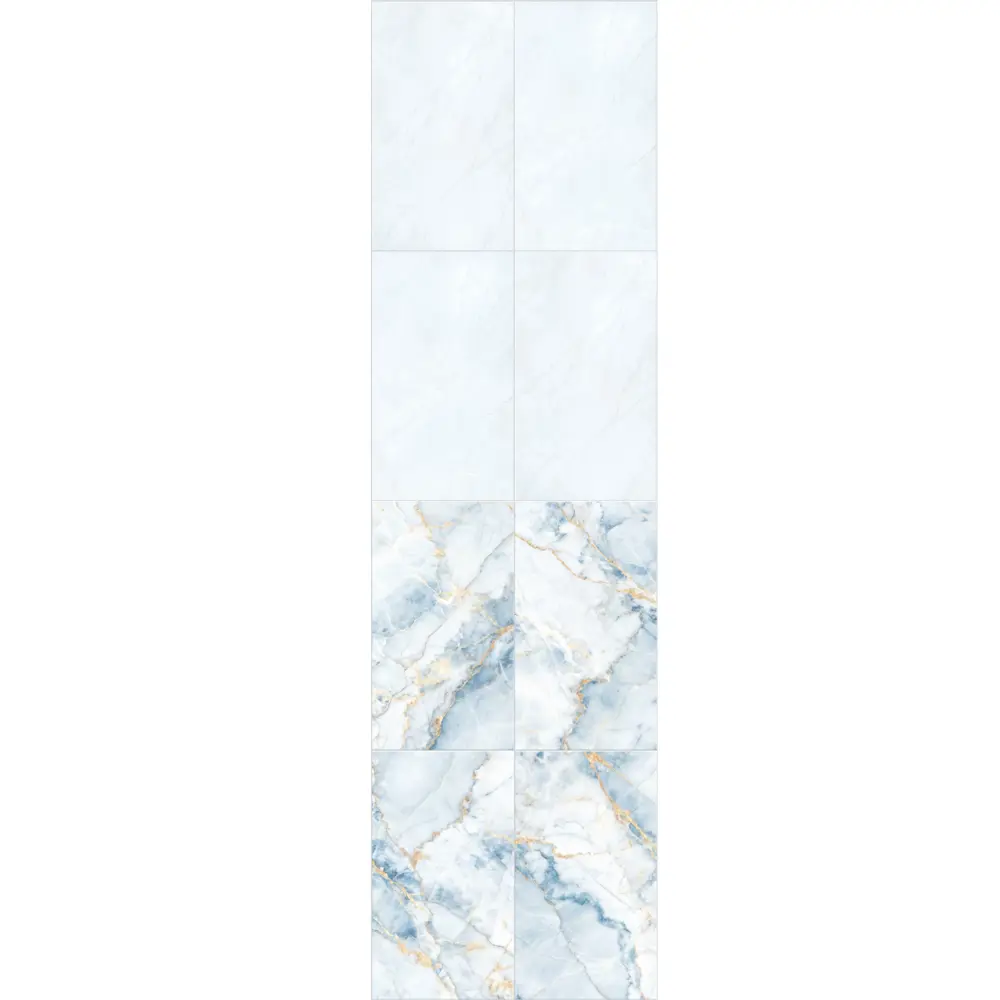 Панель ПВХ Каскад голубой 2700x375x8 мм 2.025 м² 2 шт VENTA STLM-2149851 - Вид №3