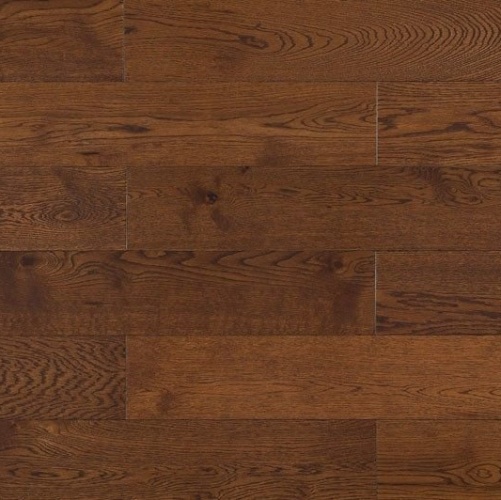 Массивная доска Amber Wood Шоколад Дуб с брашью (Текстурированная) 300-1800х150 мм 2600300260 - Вид №1