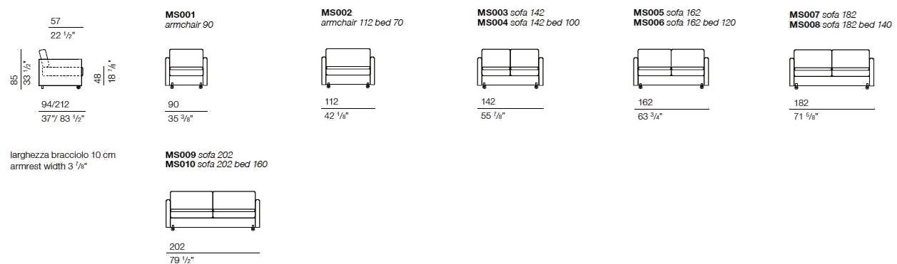 Bodema Трансформируемый диван-кровать на 2 места Maestro sun-id-1395252 - Вид №7