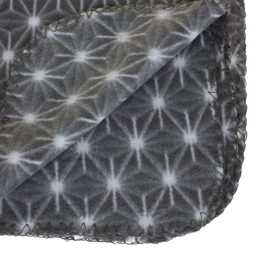 Плед «Наталия» 130x170 см флис цвет серо-белый Santreyd STLM-2034746 - Вид №3