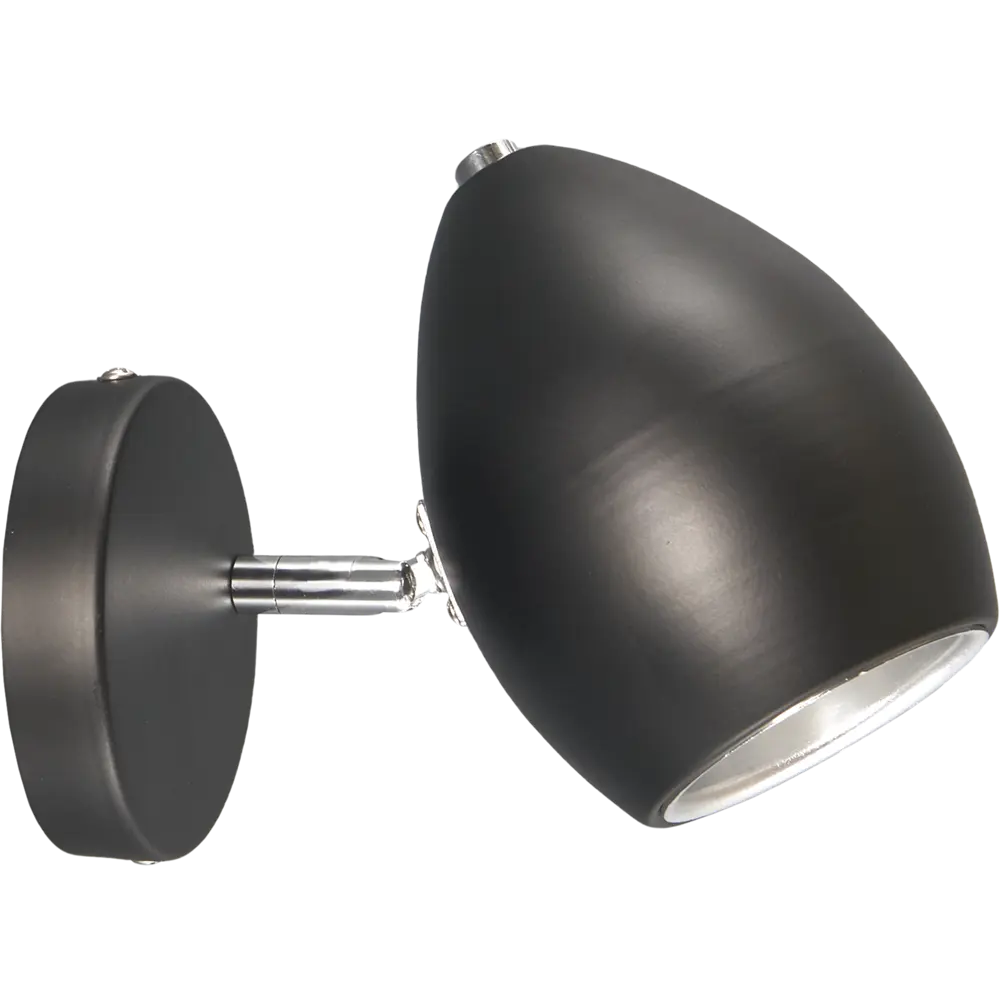 Спот Klumi 1269/1A, E14X1X4 Вт, цвет чёрный 81966704 STLM-2165296 J-LIGHT  - Вид №1