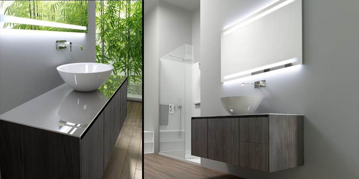 Комплект мебели №35 128,4 см Antonio Lupi PIANA Antoniolupi 35PIANA - Вид №2