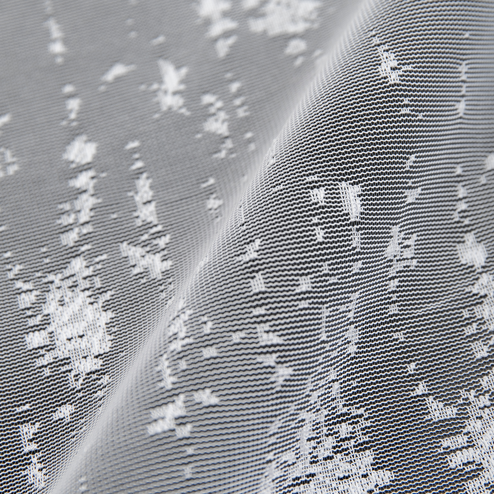 Тюль жаккардовый 'Снежок' белый 250 см 85486194 TEX REPUBLIC STLM-0063100 - Вид №1