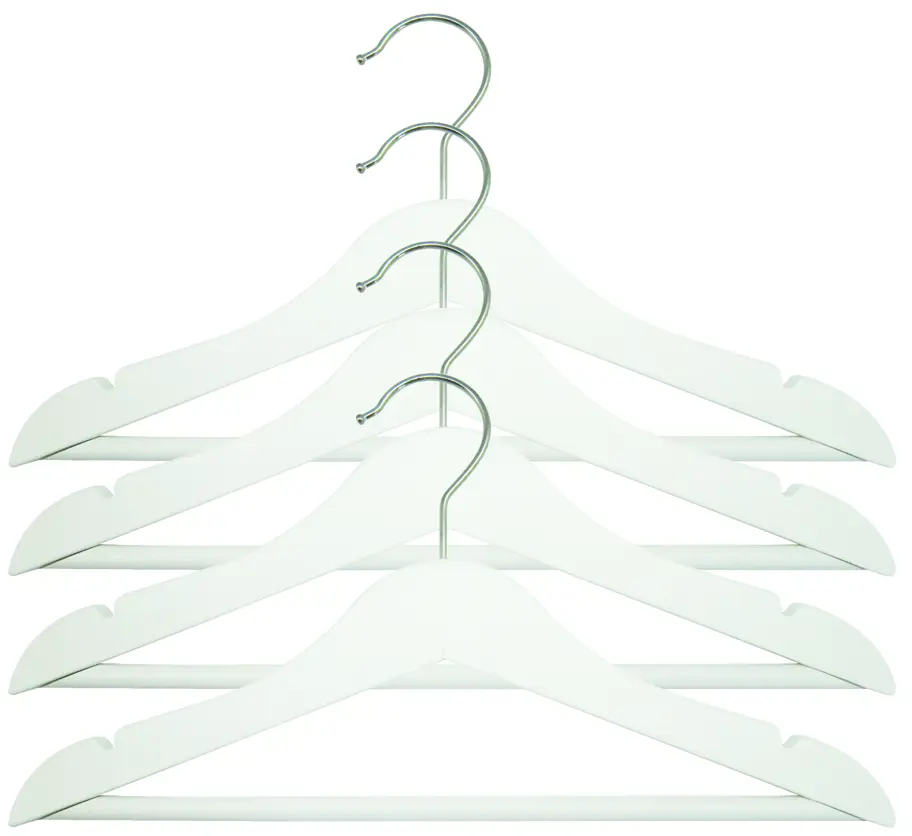 SPACEO Детские вешалки из эвкалипта с поворотной системой, 4 шт 82680679