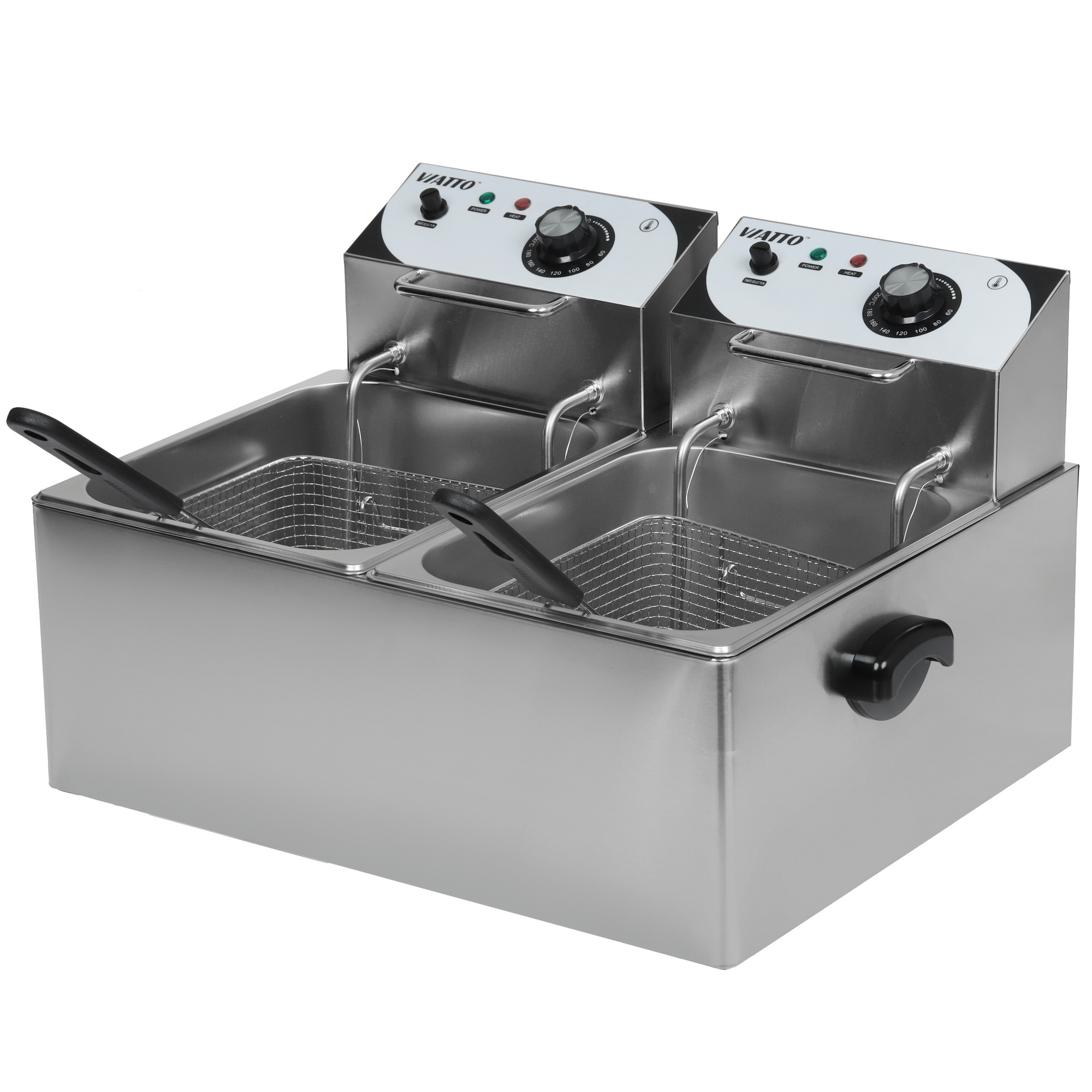9985902 Фритюрница Viatto VA-EF082 серый STDN-0004942 - Вид №2