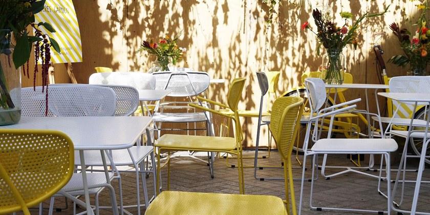 Deadgood Квадратный металлический стол Naked Nt1 - Вид №2