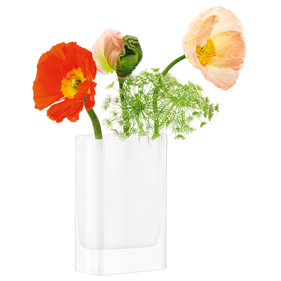 Ваза прямоугольная 15х10х5 см белая Modular LSA INTERNATIONAL - 253392 Белый  - Вид №2