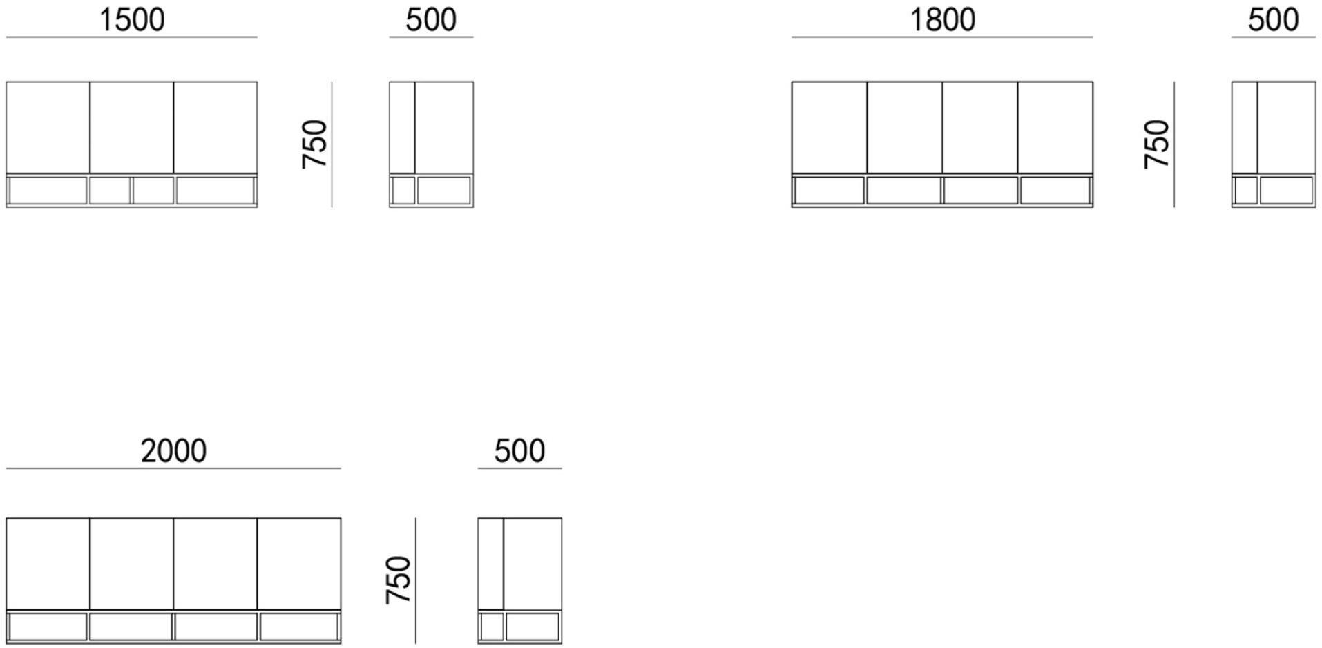 HC28 Cosmo Буфет из дерева Largo 51c004 - Вид №1