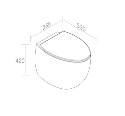 S557T0R0V7.121 Приставной унитаз напольный Зеленый A. e T. Italia Dot Италия AeT ITALIA DOT 2.0 - Вид №5