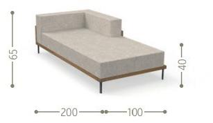 Talenti Садовый диван из модульной ткани Cleo teak sun-id-1418470 - Вид №15