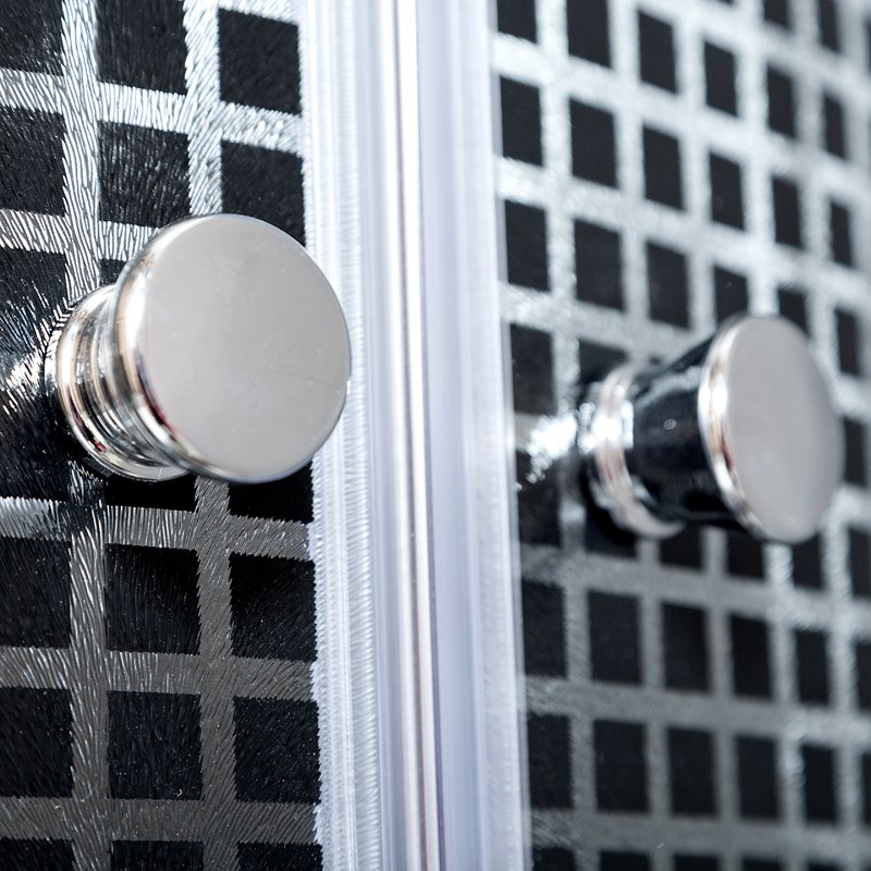 BМ4510 N LED с гм. BLACK Душевая кабина DETO Серия ВМ L 801 стандартная BLACK - Вид №11