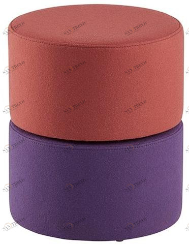 B&T Design Круглый пуф из ткани sun-id-1431649