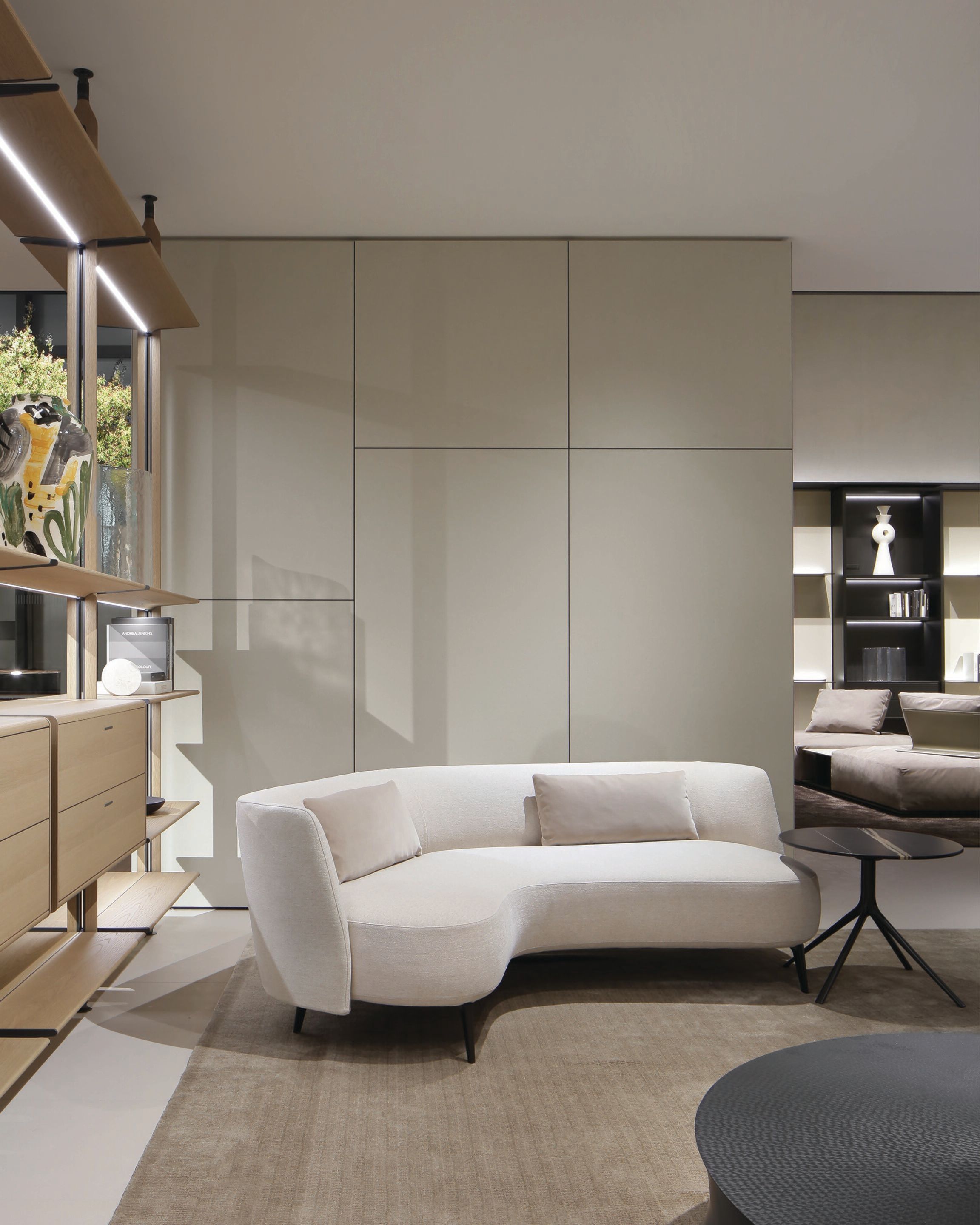 Изогнутый диван из ткани Poliform Sunday ARCH-00129076 - Вид №1