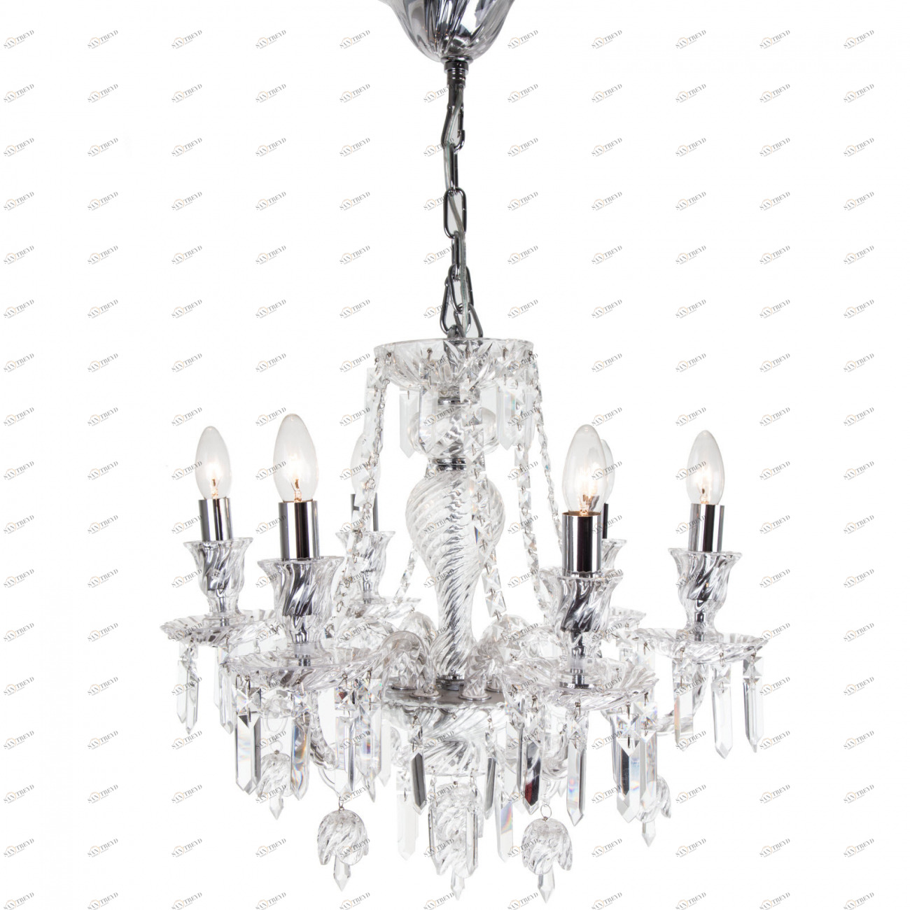 Люстра Elegance 5785 прозрачная 5785 PUSHA ДИЗАЙНЕРСКИЕ, PUSHA 061567 Прозрачный 