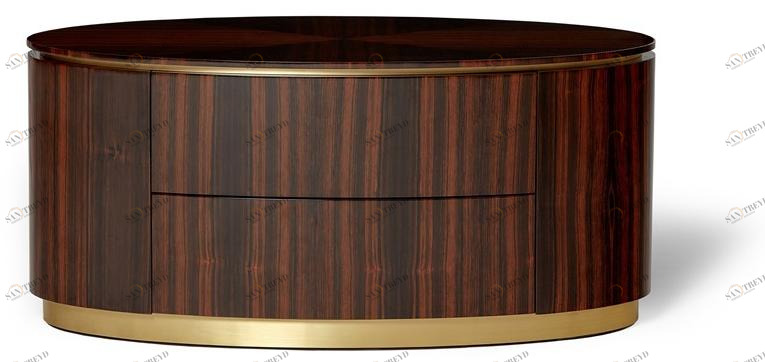 Ginger & Jagger Низкий овальный журнальный столик Earth to earth sun-id-1455654