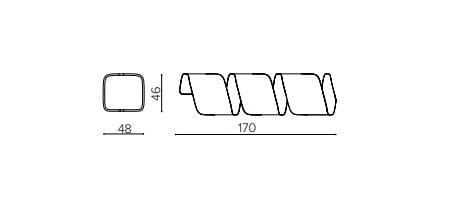 Модульная мягкая скамья True Design ДНК ARCH-00107855 - Вид №9