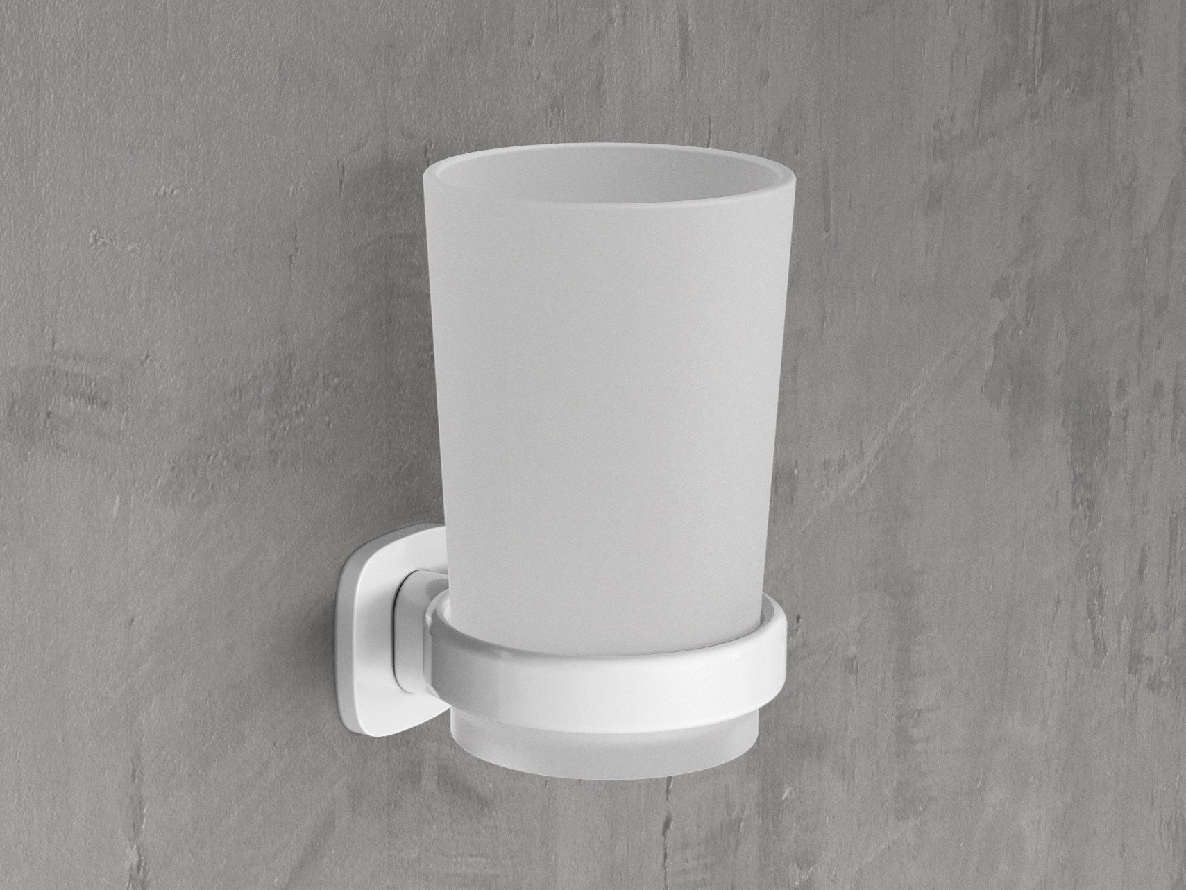 Стеклянный и металлический настенный держатель зубной щетки Novellini ARCH-00122100 - Вид №1