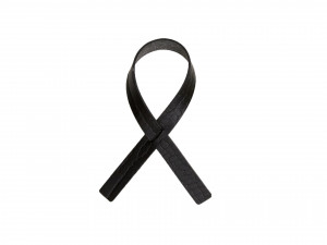 98491 CROCO black петля для салфеток 1х30 см, набор 4 шт;LIND DNA