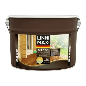 91793704 Масло для террас лестниц мебели Linnimax орех макадамия 9 л STLM-1500612