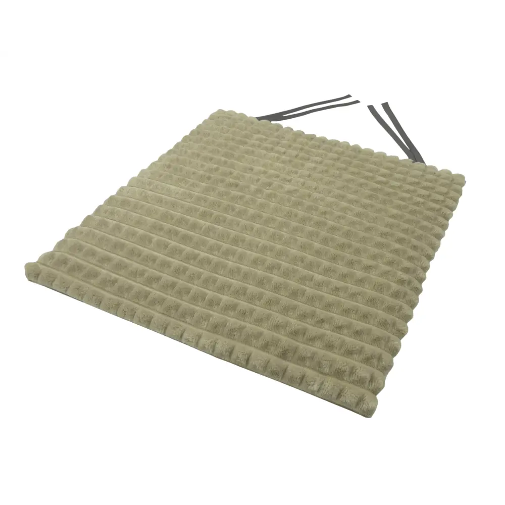 Галета для стула «Плюш» 40х40 см, цвет коричневый Santreyd STLM-2173102 - Вид №1