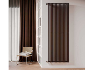 Стальной модульный вертикальный мебельный радиатор