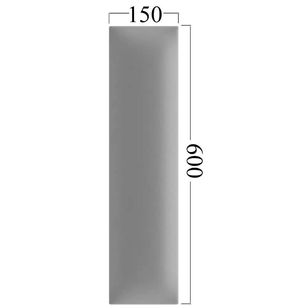 Панель тканевая Vilo 150x600 мм цвет серый Santreyd STLM-2068647 - Вид №6