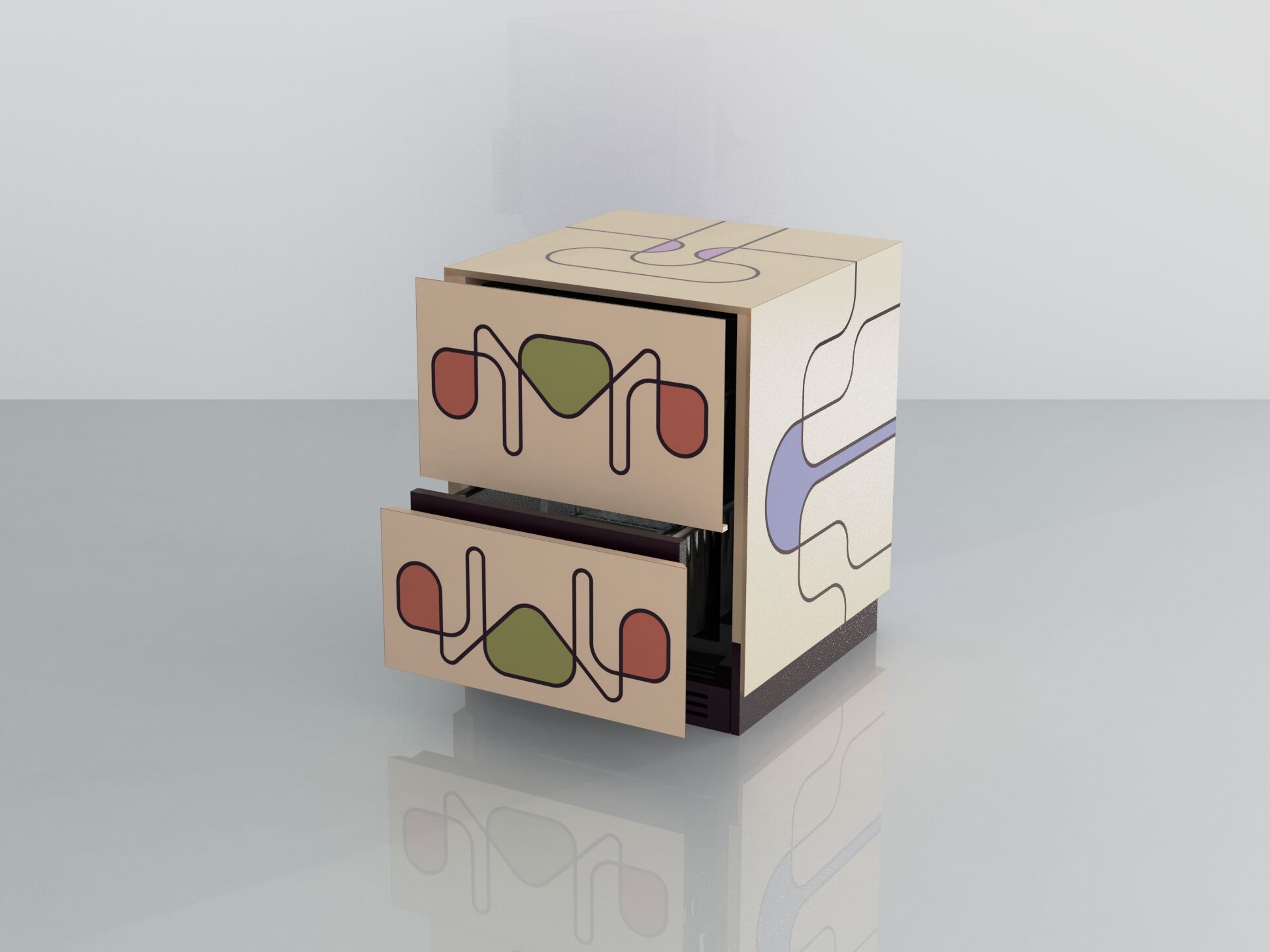 Холодильник с откидным верхом SKS | Signature Kitchen Suite двойной код ARCH-00132801 - Вид №1