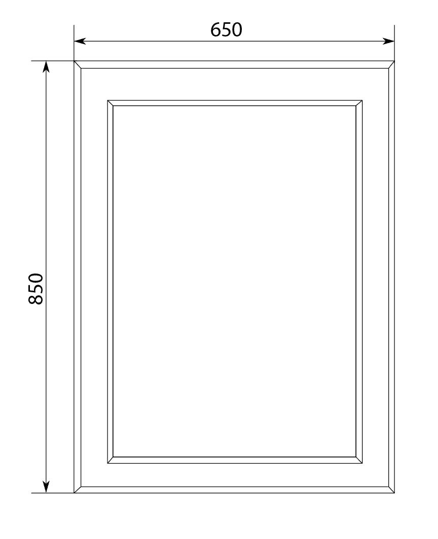 У72506 Зеркало Delice 65*85 Cappuccino 1 Marka Art - Вид №2