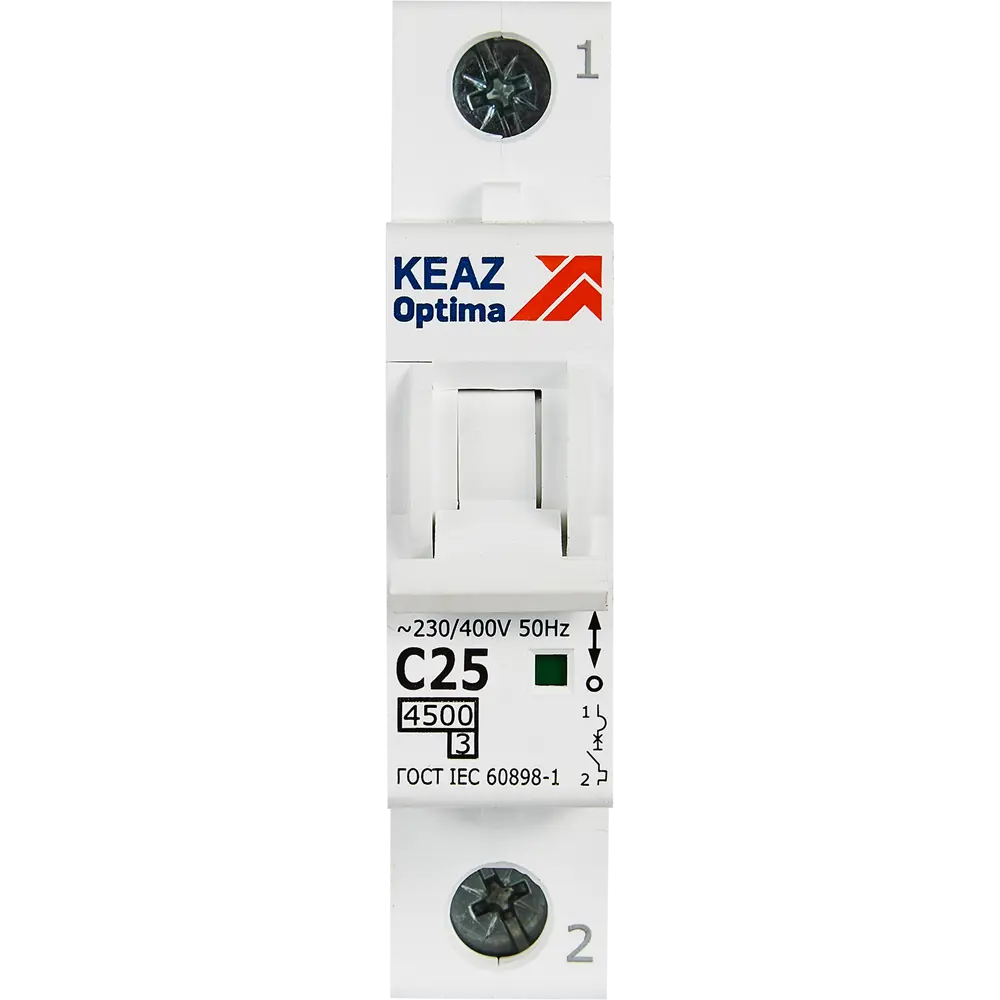 Автоматический выключатель КЭАЗ Opti Din BM63 25А для надежной защиты электросети 89206665 STLM-1116433 - Вид №1