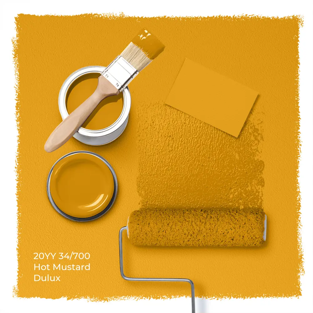 Тестер краски для стен Dulux 20YY 34/700 Hot Mustard 30 мл STLM-2203754 - Вид №3