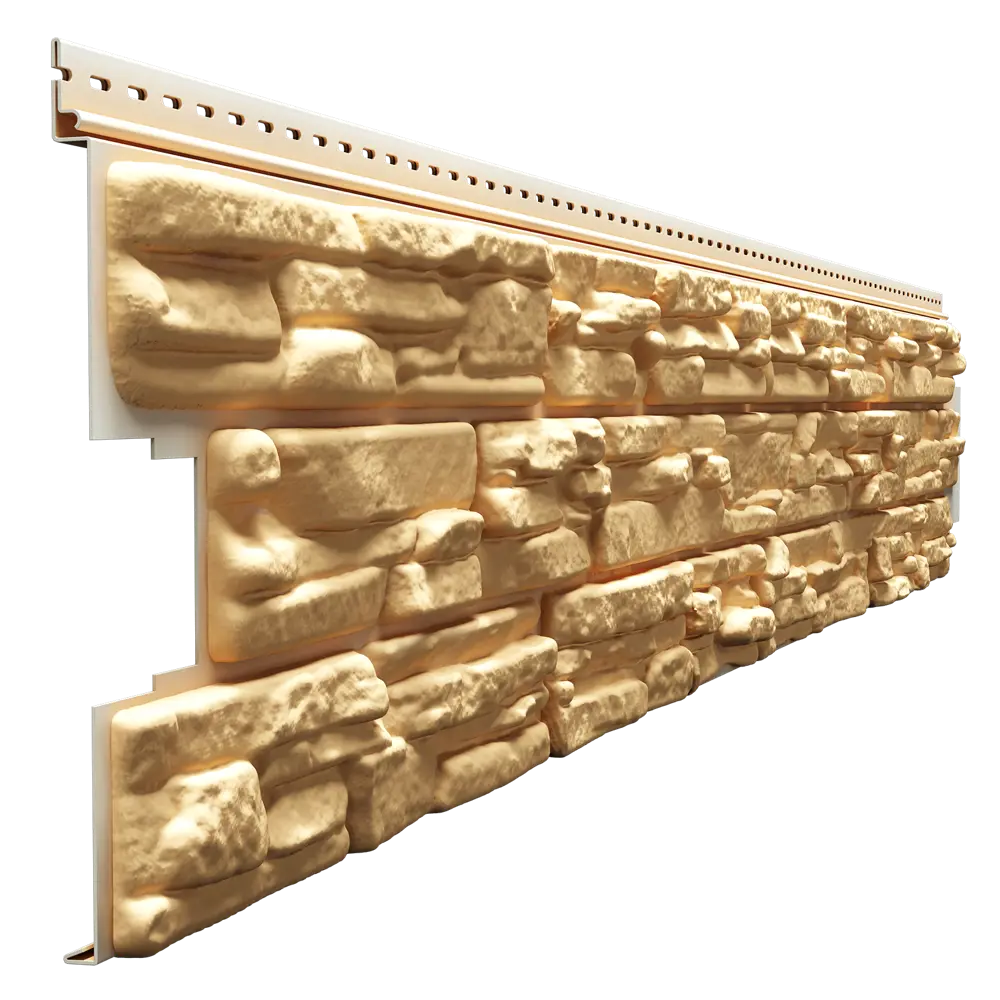 85346253 Сайдинг виниловый Döcke Rocky Сланец 1.8 м Пекан 0.51 м² STLM-0062056