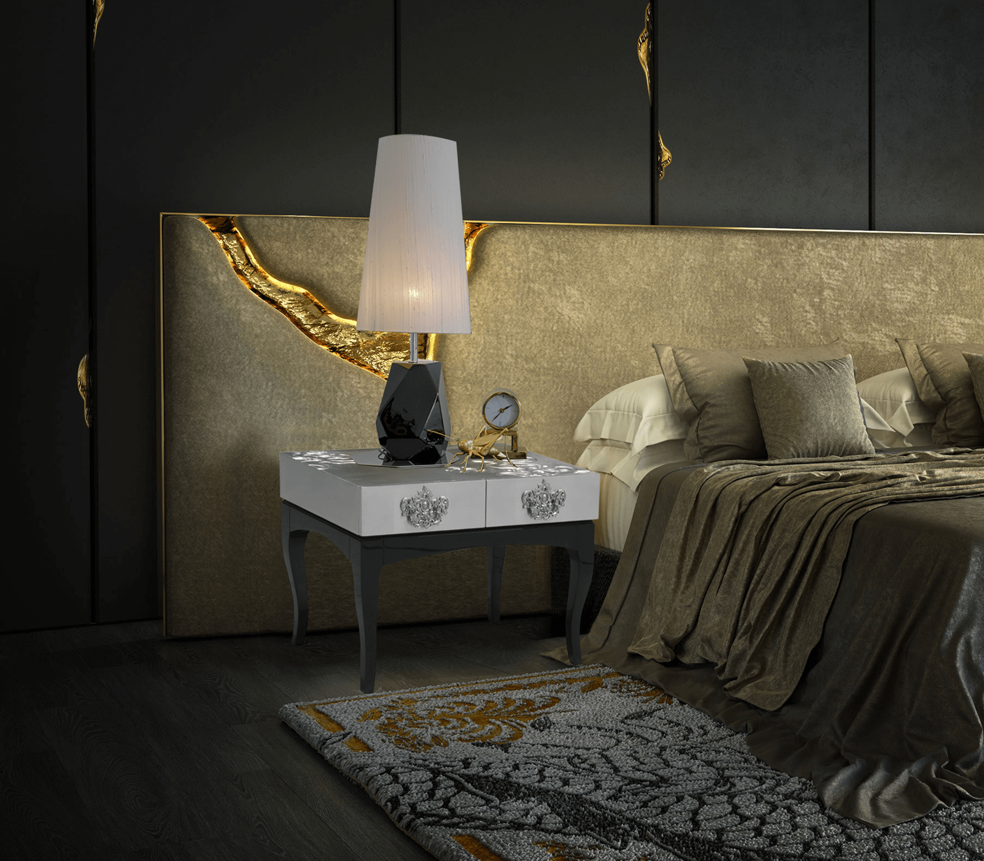 0-094 прикроватная тумбочка Тринити Boca Do Lobo  - Вид №11